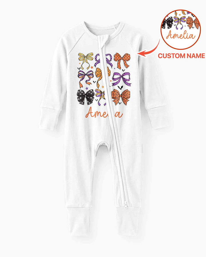 Personalized Halloween Ribbon Bamboo Convertible Zippy