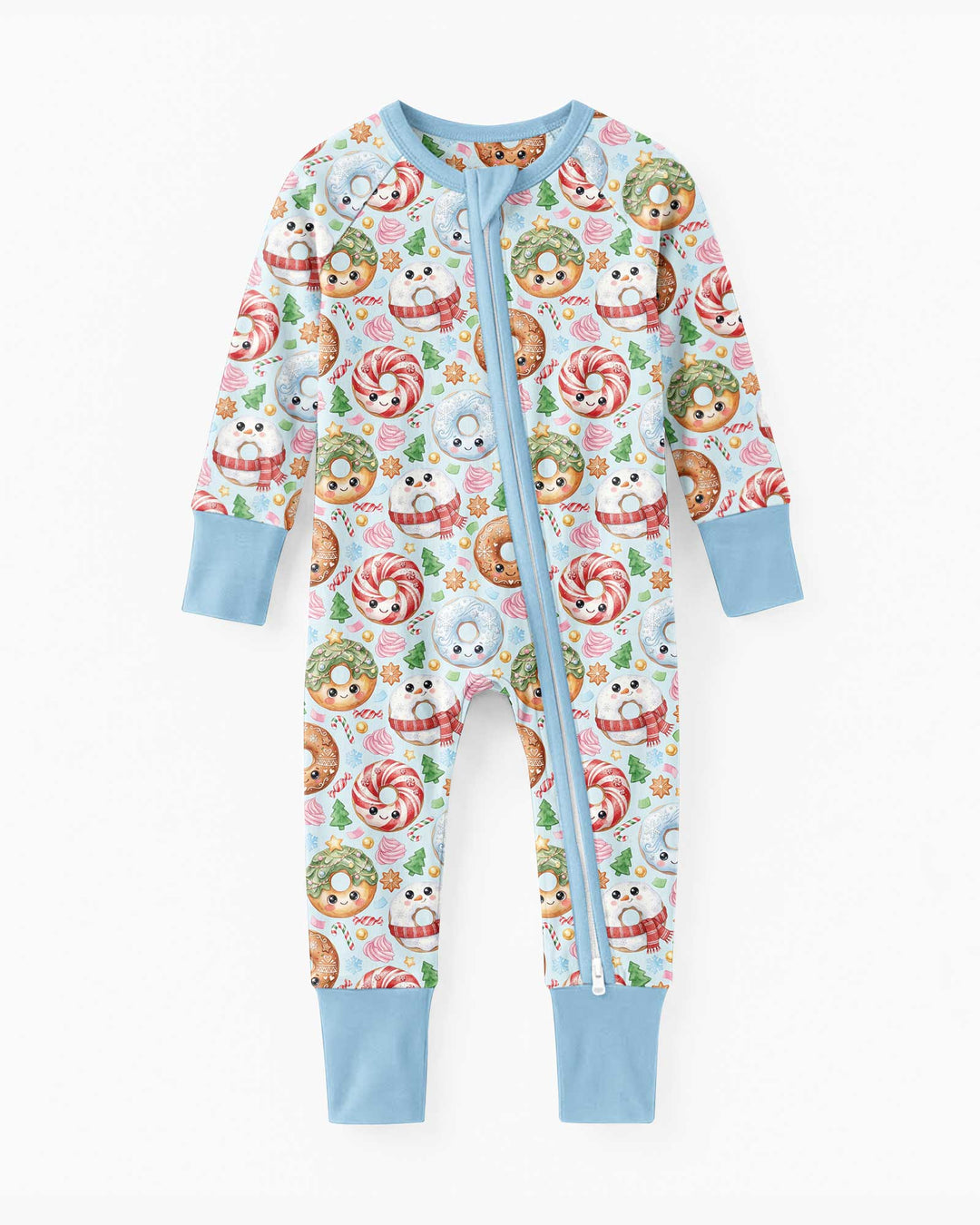Kawaii Christmas Donuts Bamboo Convertible Zippy