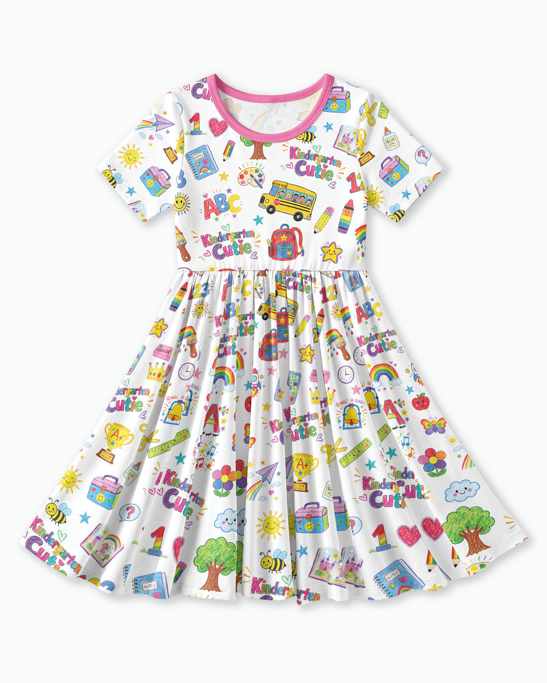 Kindergarten Cutie Bamboo Twirl Dress