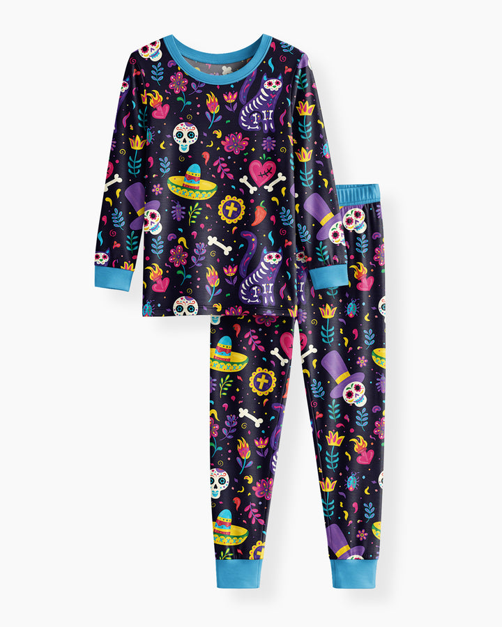 Template Bamboo Two Piece Long Sleeve Pyjamas Set