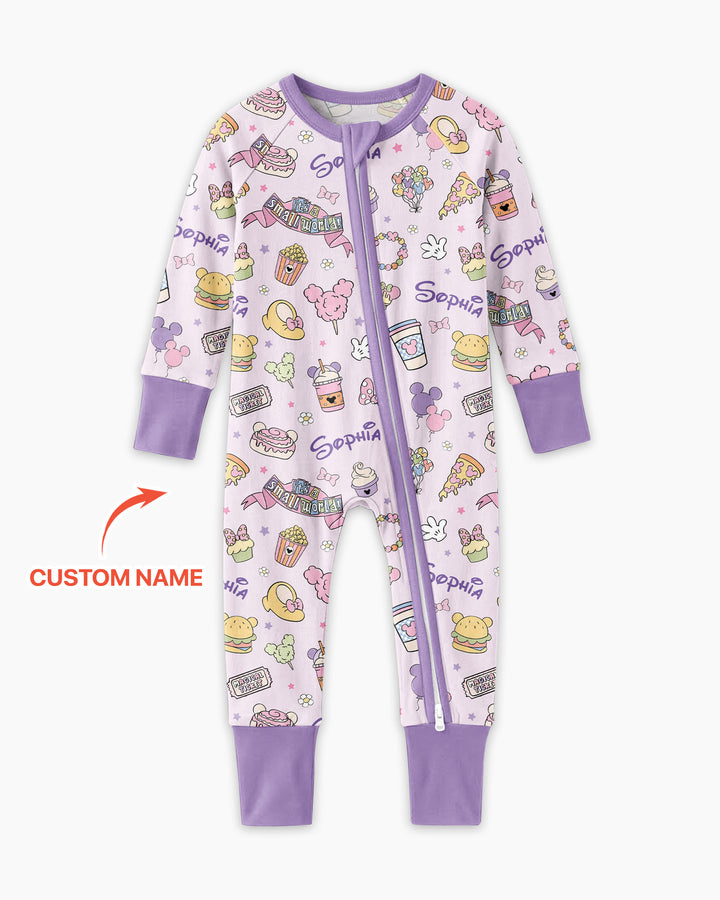 Custom Name Magical Trip Bamboo Convertible Zippy