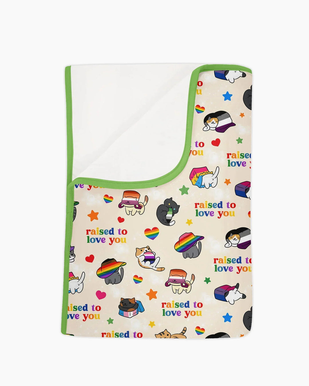 Rainbow Paws Family Matching Bamboo Blanket