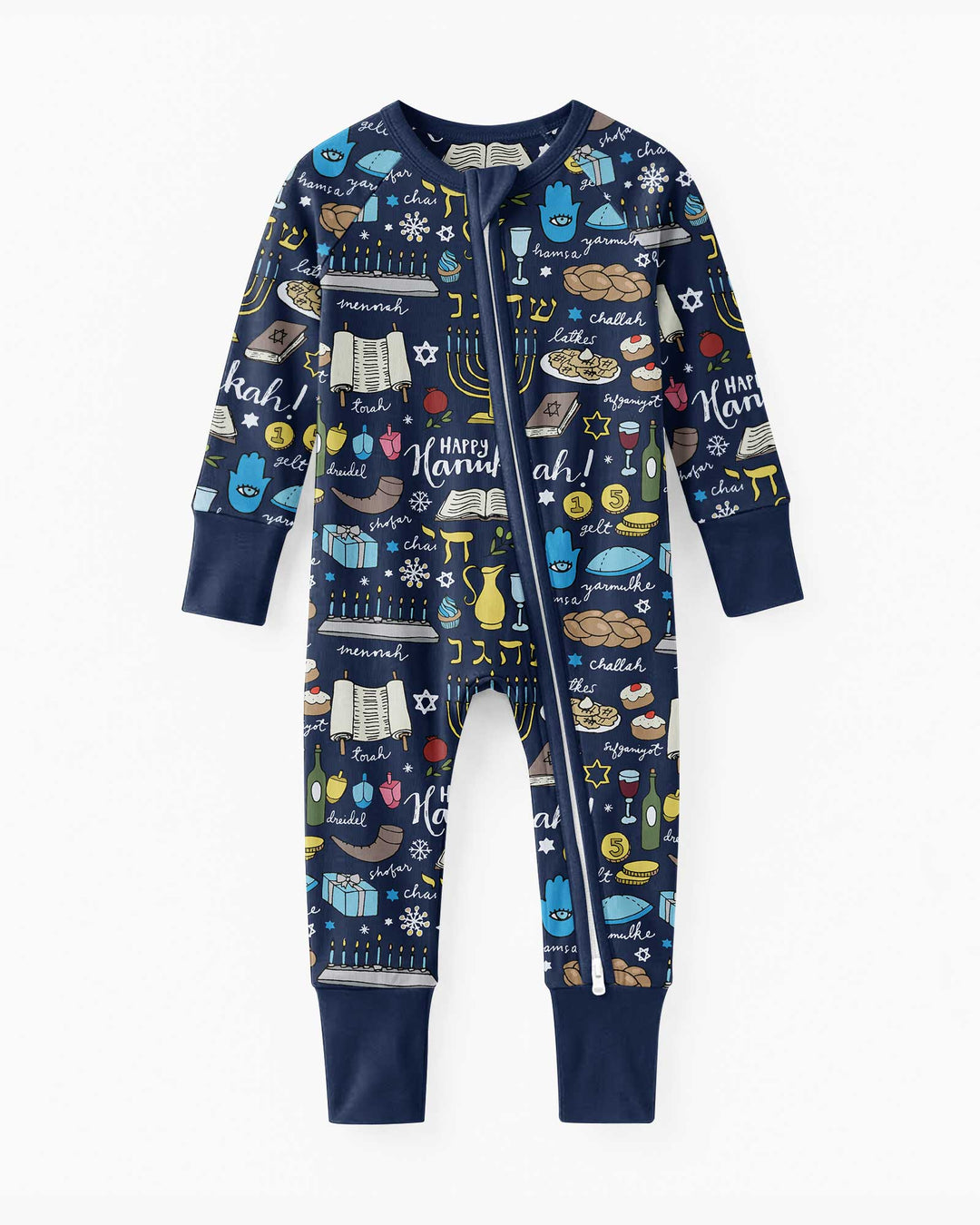 Happy Hanukkah 2026 Bamboo Convertible Zippy