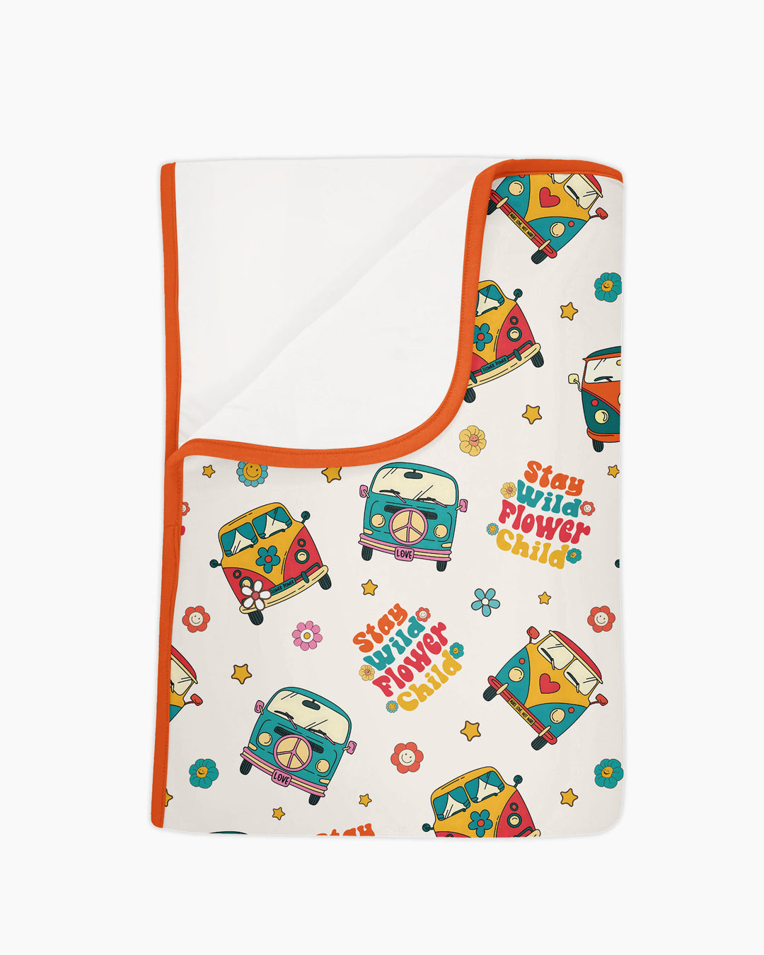 Stay Wild Flower Child Bamboo Blanket