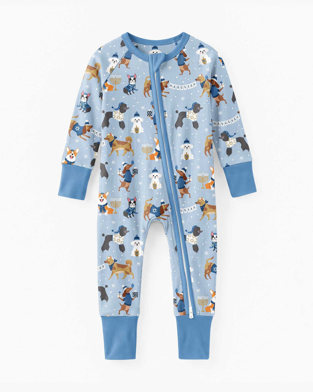 Hanukkah Dogs Bamboo Convertible Zippy