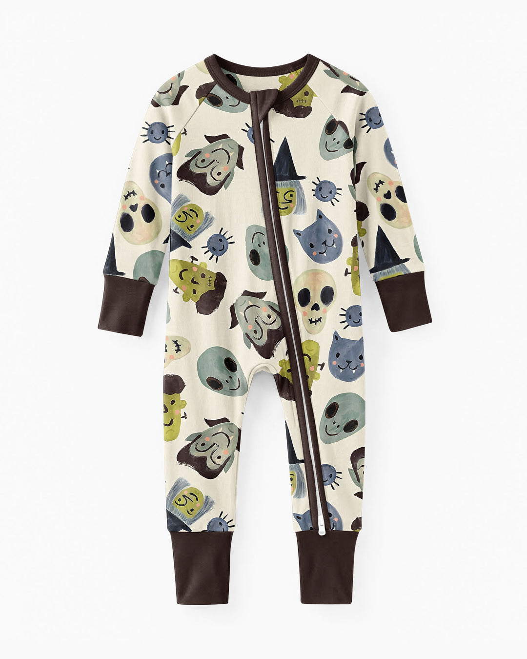 Halloween Face Bamboo Convertible Zippy