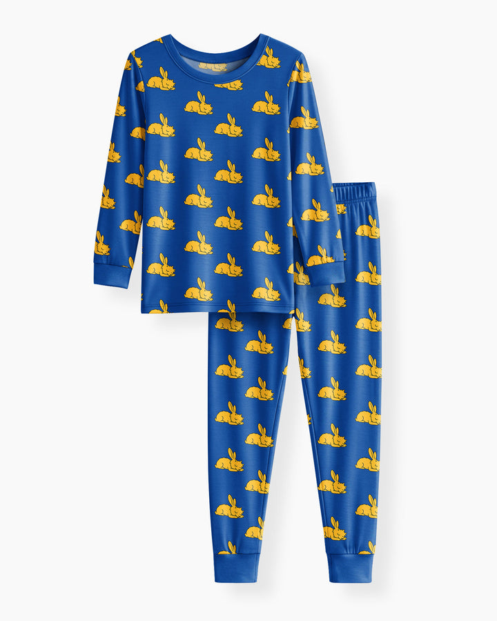 Template Bamboo Two Piece Long Sleeve Pyjamas Set