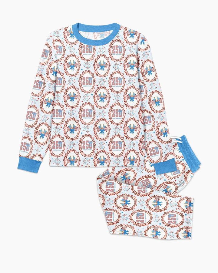 Patriotic Coquette Bamboo Men's Pajama Set