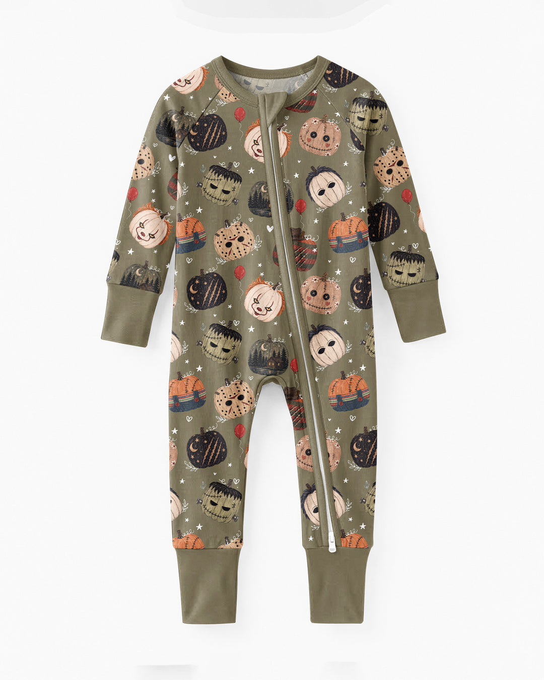 Spooky Slasher Pumpkins Bamboo Convertible Zippy