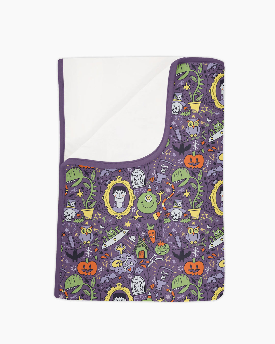 Halloween Monster Fun Bamboo Blanket
