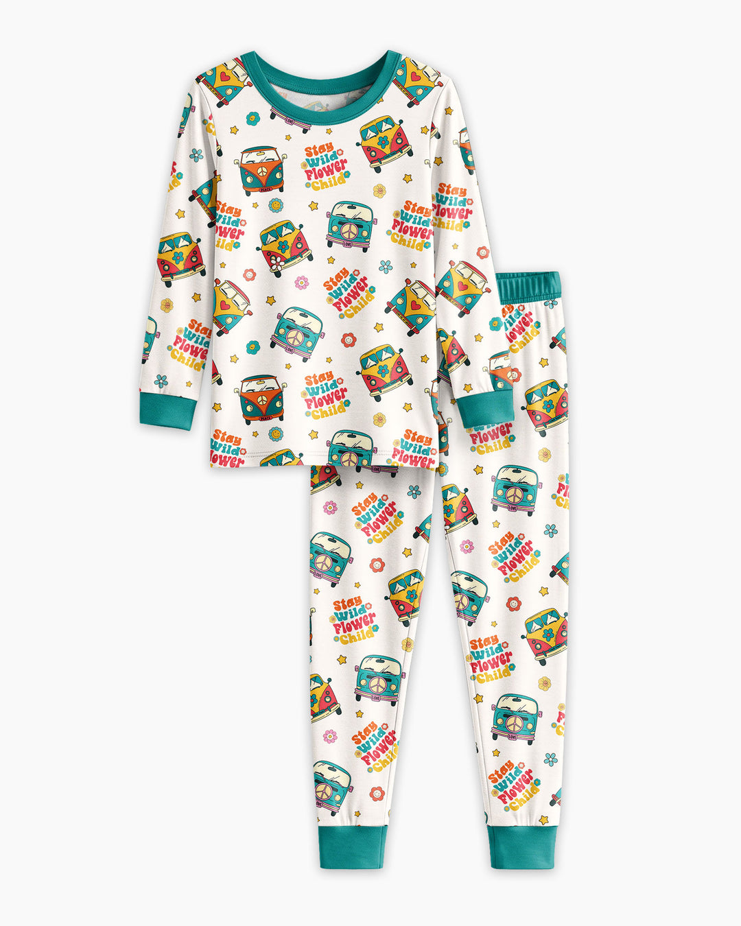 Template Bamboo Two Piece Long Sleeve Pyjamas Set