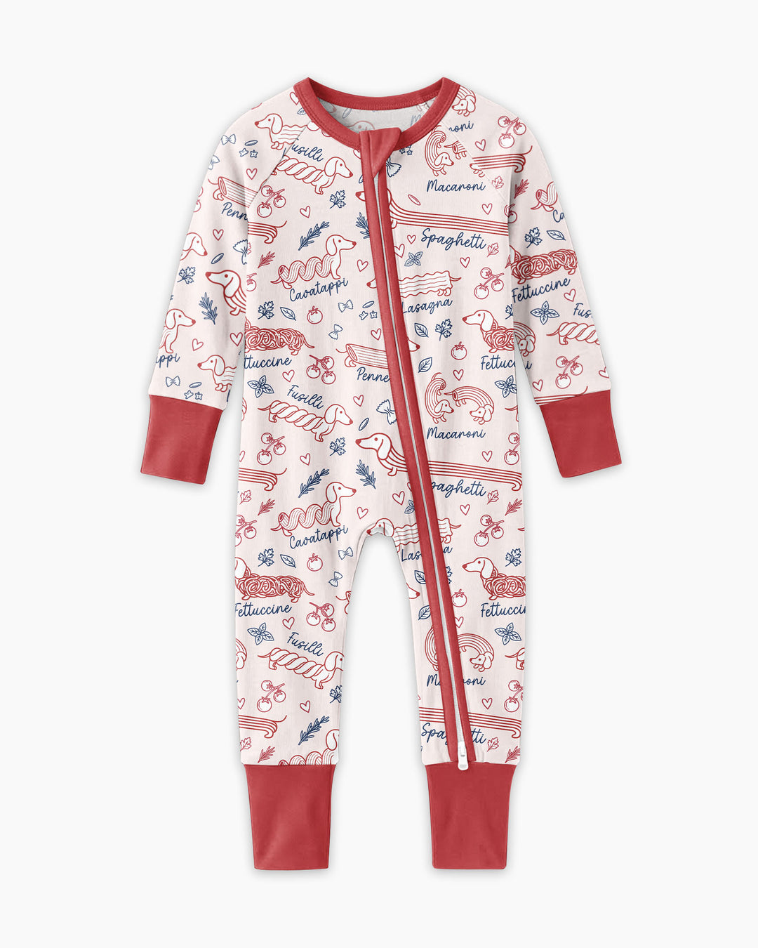 Funny Dachshund Pasta Pups Bamboo Convertible Zippy
