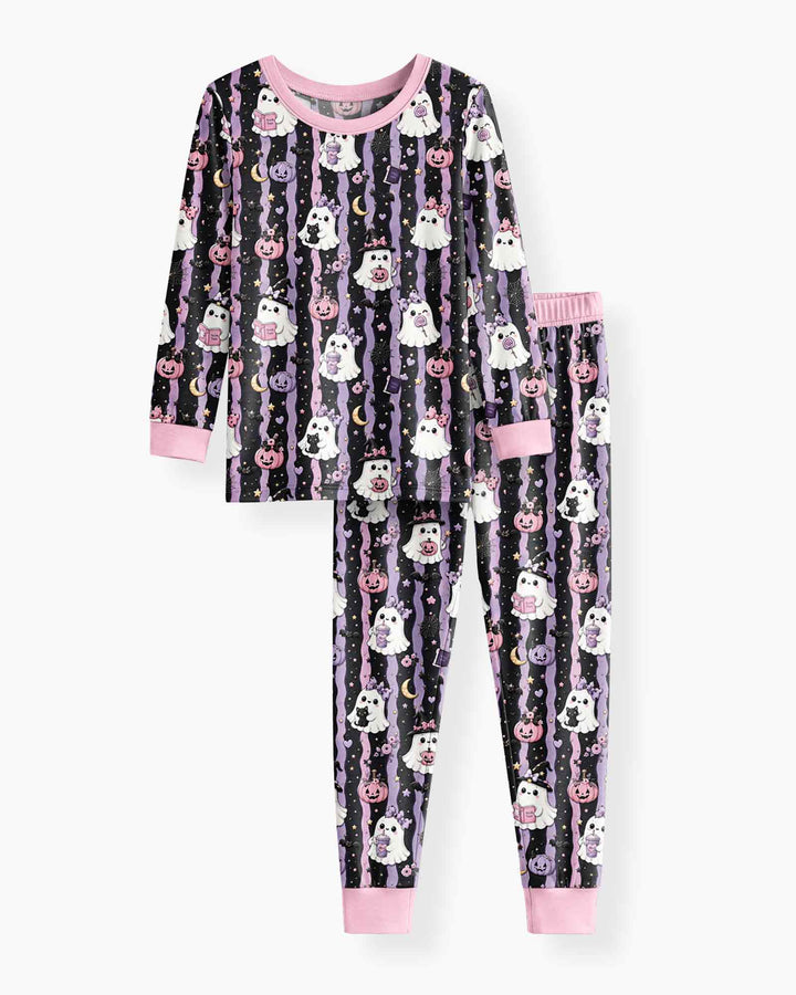 Template Bamboo Two Piece Long Sleeve Pyjamas Set