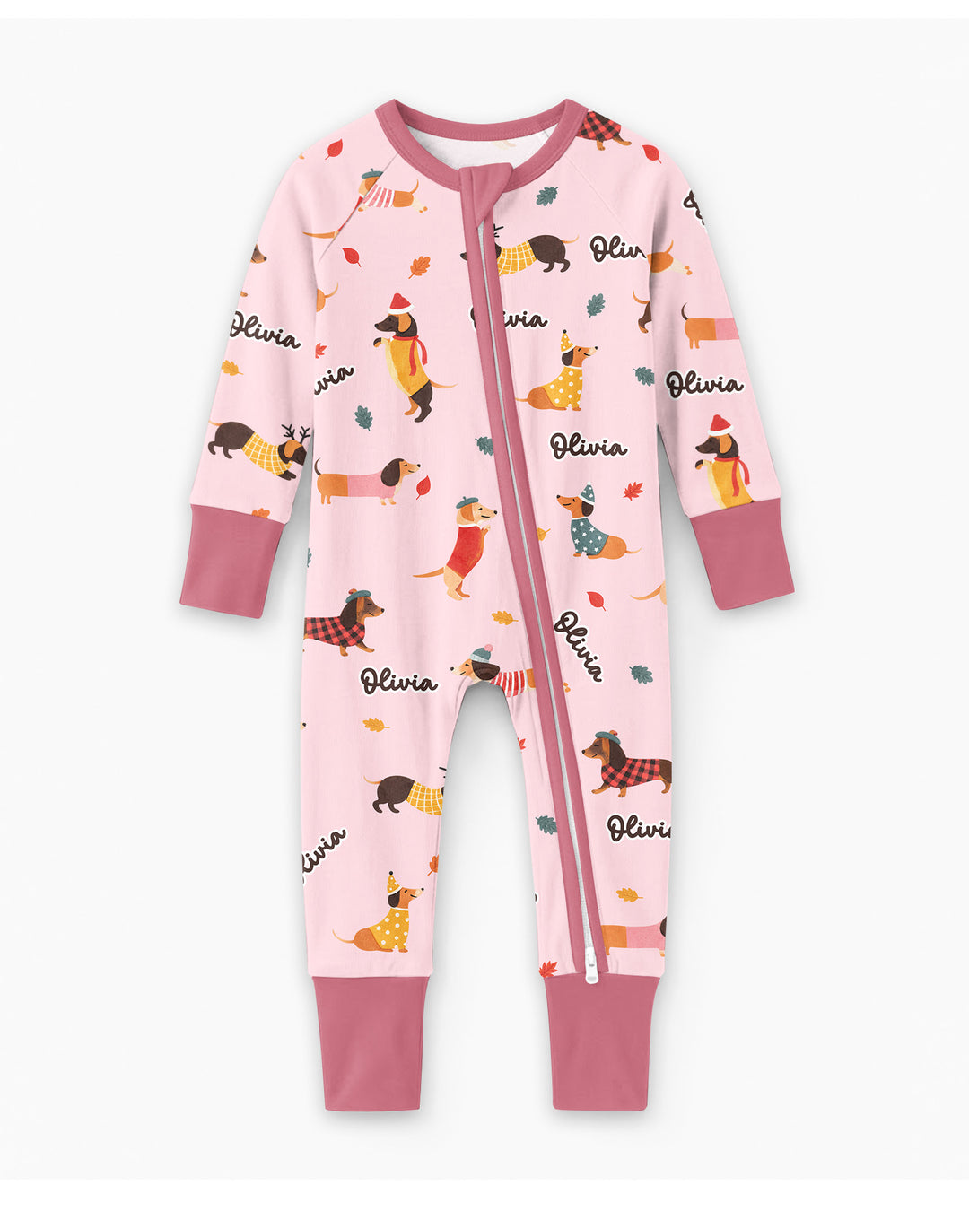 Autumn Dachshund Kids Bamboo Convertible Zippy