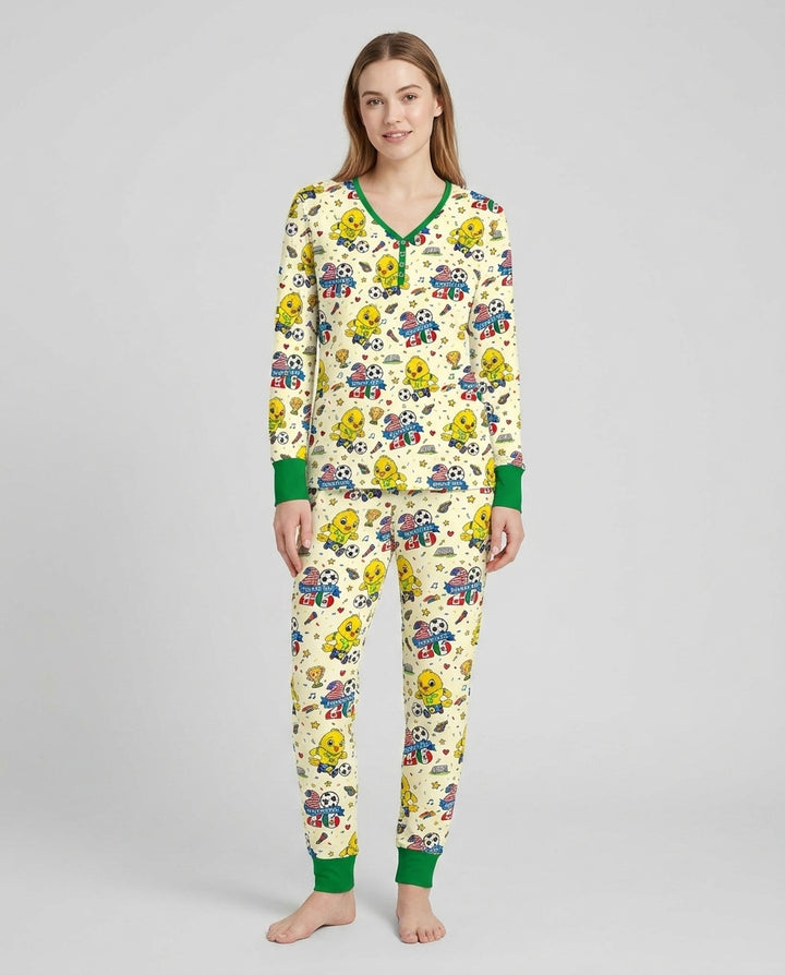 We Are The Champions Soccer Cup 2026 Bamboo Women Pajama Set