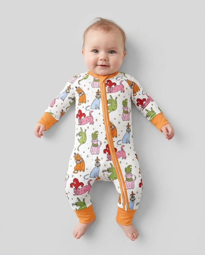 Whimsical Cats Bamboo Convertible Zippy