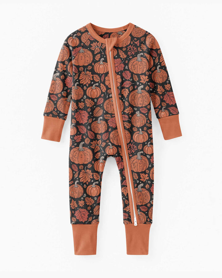 Retro Halloween Pumpkins Bamboo Convertible Zippy