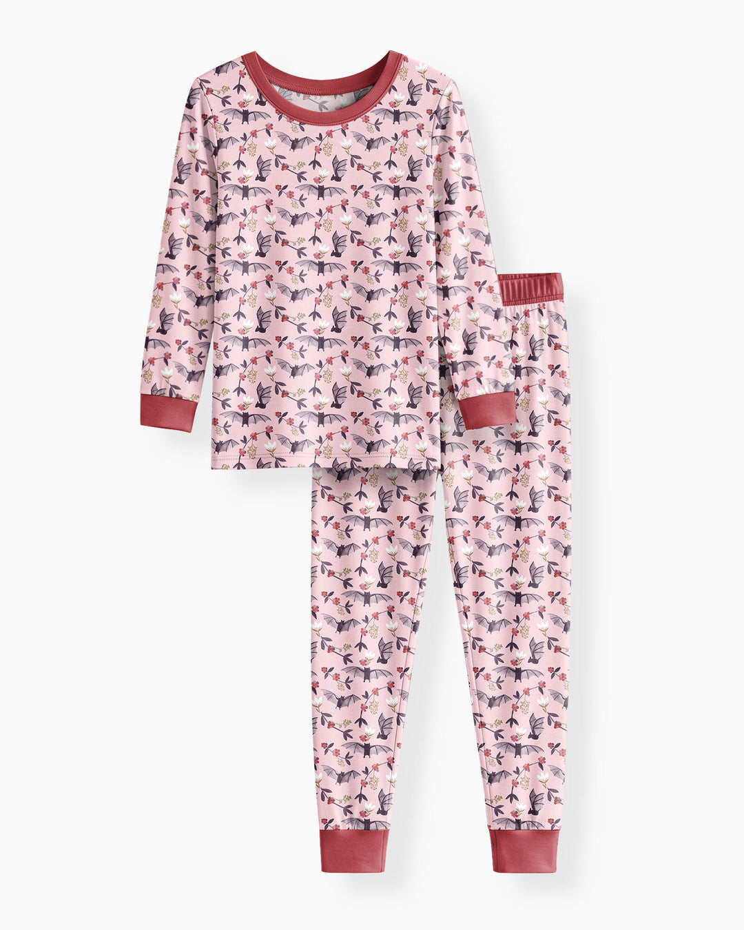 Fruit Bats Bamboo Two Piece Long Sleeve Pajama Set