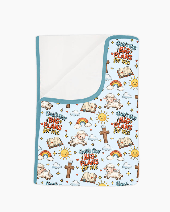 God's Got Big Plans For Me Bamboo Blanket