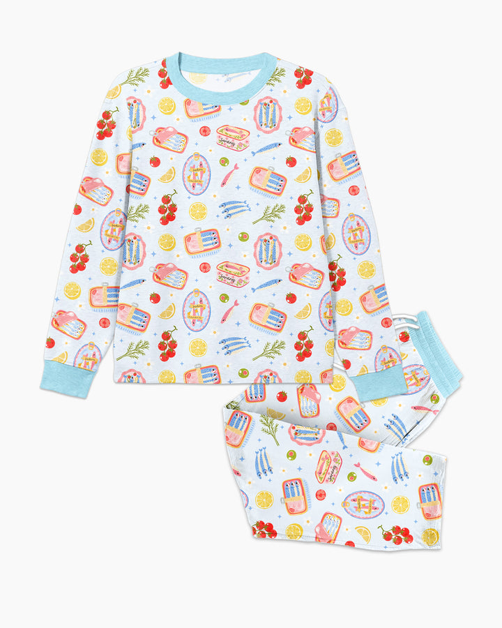 Preppy Sardines Bamboo Men's Pajama Set