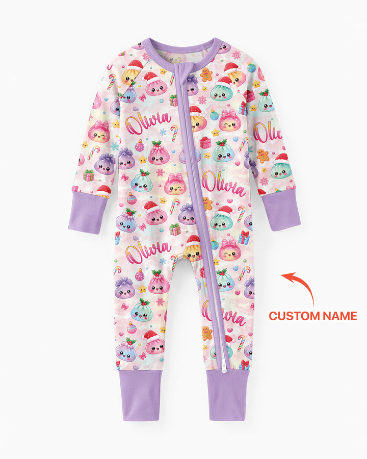 Christmas Dumpling Bamboo Convertible Zippy