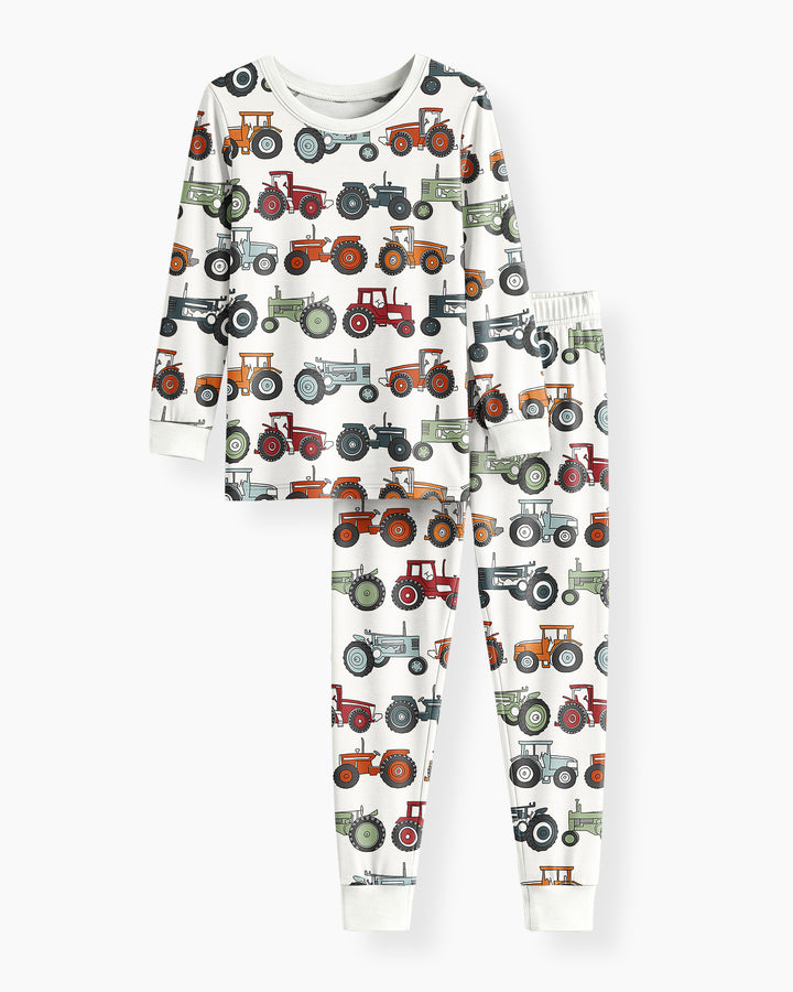 Tiny Tractors Bamboo Two Piece Pyjamas Set