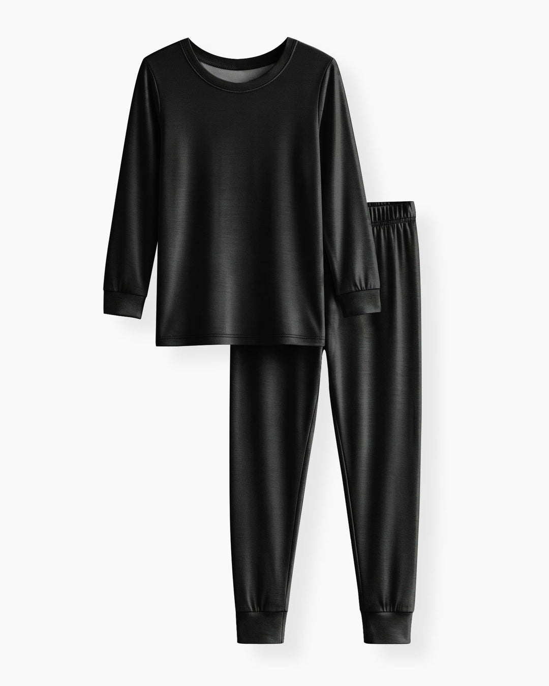 Black Bamboo Two Piece Pyjamas Set