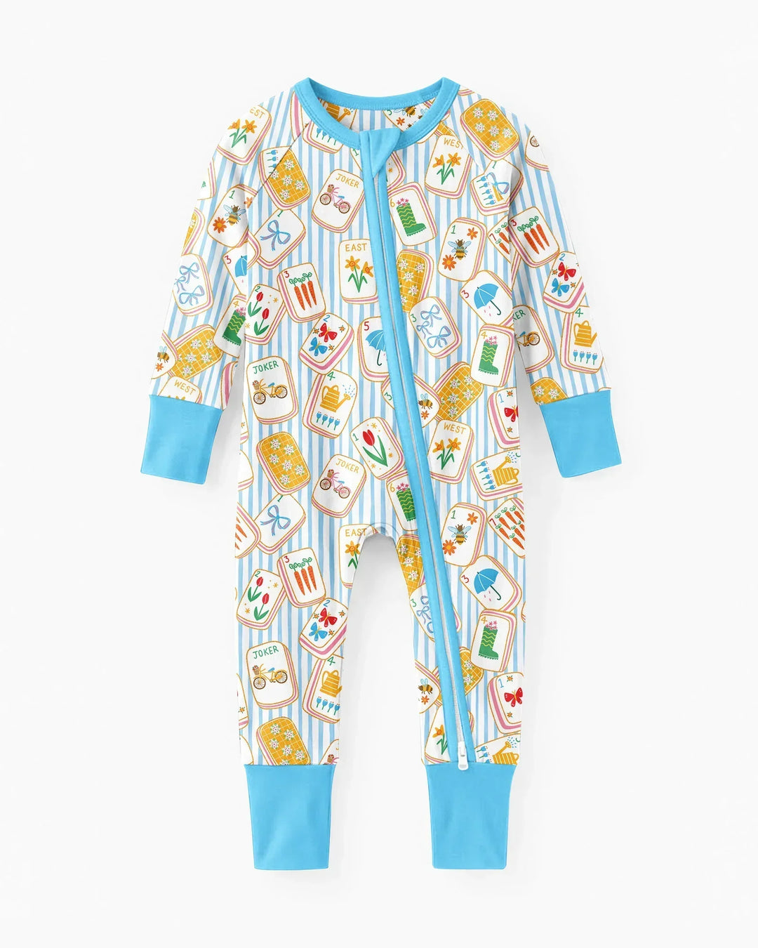 Mahjong Club Mommy & Me Matching Bamboo Convertible Zippy
