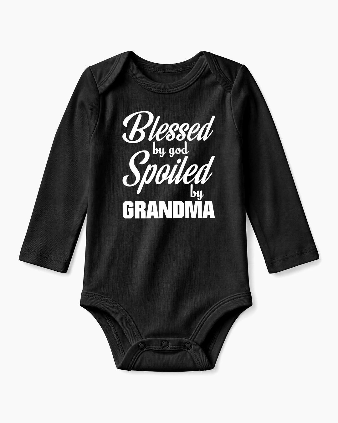 Blessed By God, Spoiled By Grandma Bamboo Bodysuit