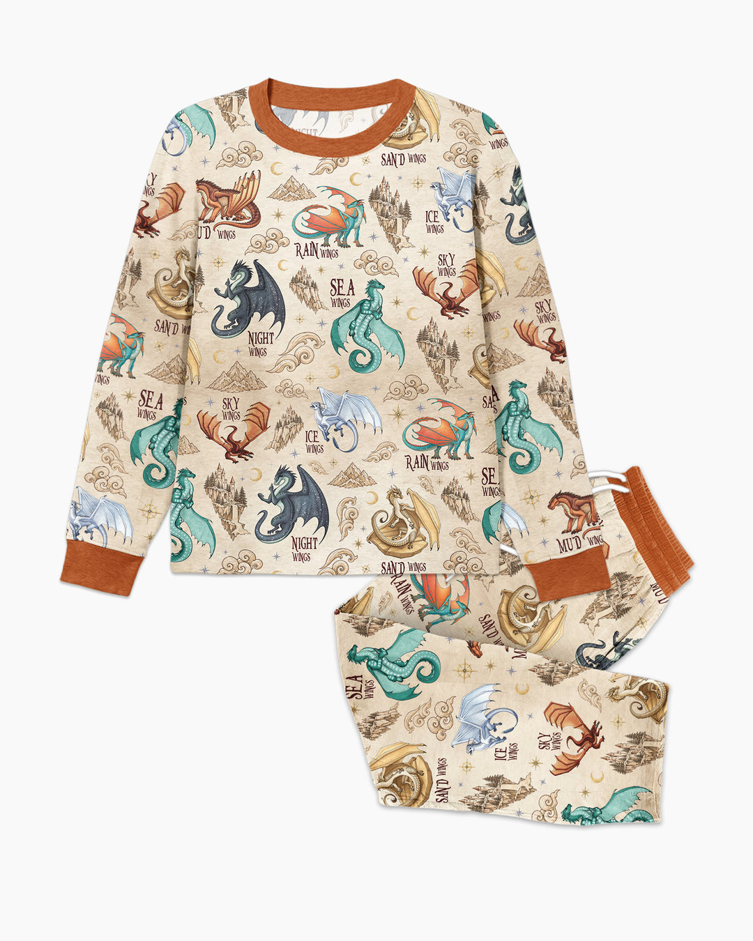 Elemental Dragons Bamboo Men's Pajama Set