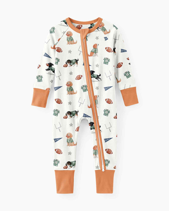 Football Pup Squad Family Matching Bamboo Convertible Zippy