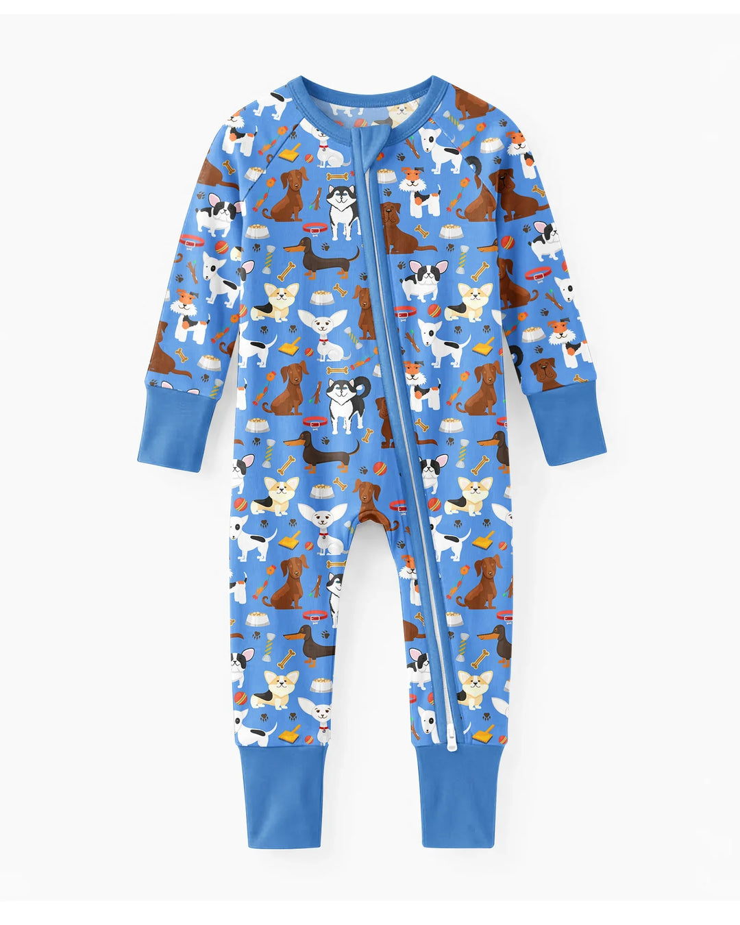 Dapper Dogs Bamboo Convertible Zippered Romper