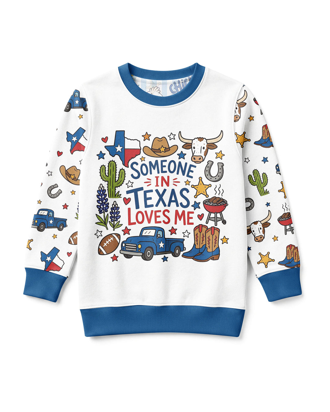 Someone in Texas Loves Me Bamboo Crewneck Sweatshirt