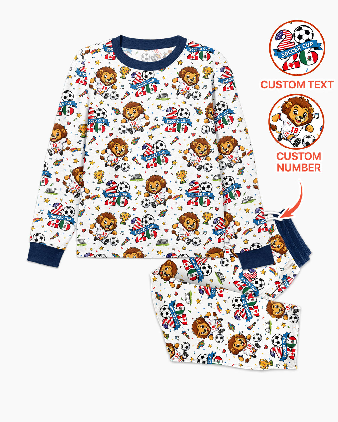We Are The Champions Soccer Cup 2026 Bamboo Men's Pajama Set