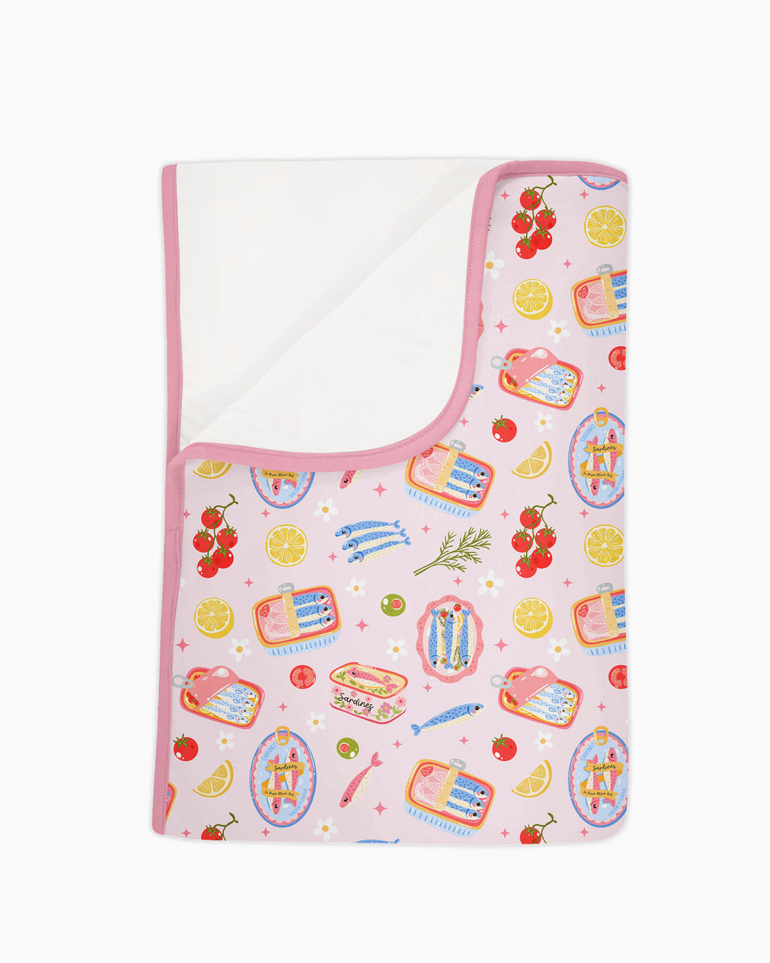 Preppy Sardines Bamboo Blanket