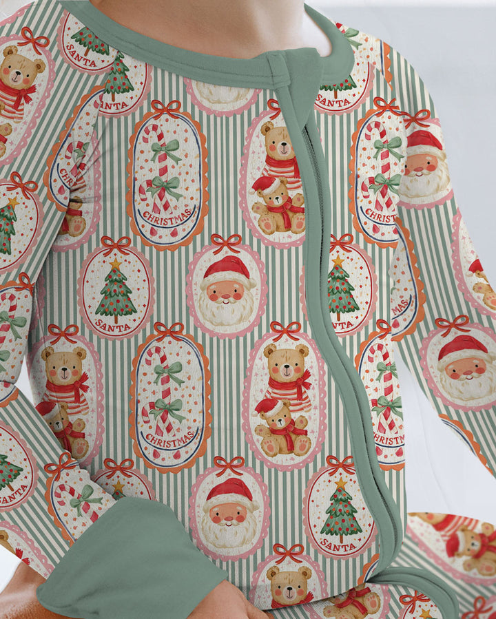 Vintage Christmas Keepsakes Bamboo Convertible Zippy