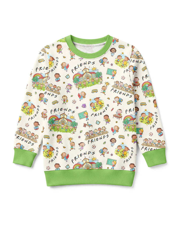 School Friends Forever Bamboo Crewneck Sweatshirt