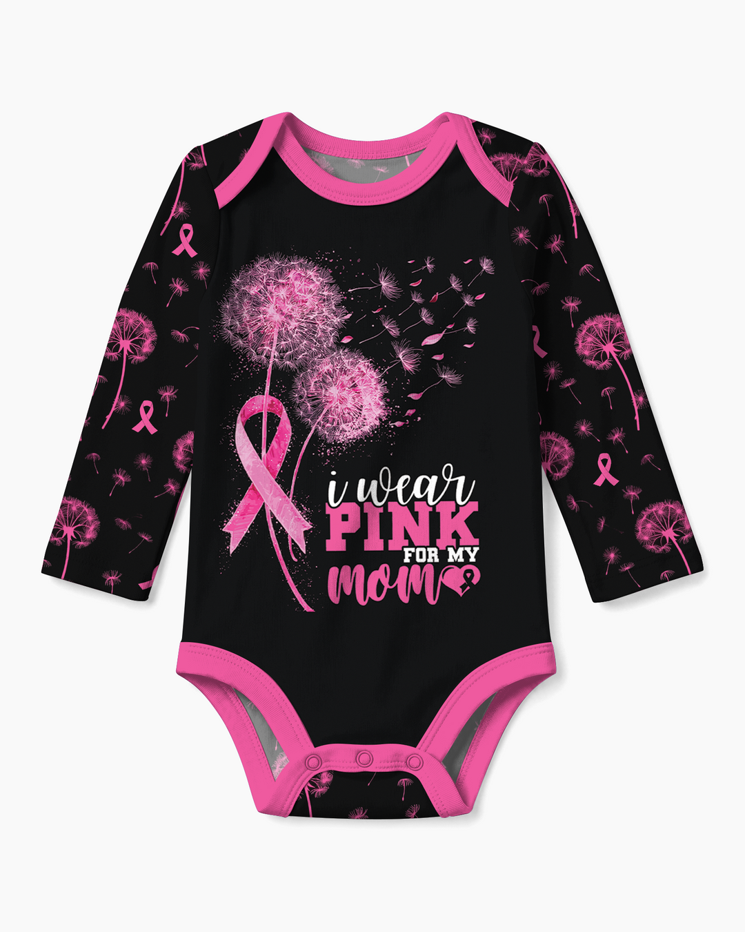 Dandelion Pink For Mom Bamboo Bodysuit
