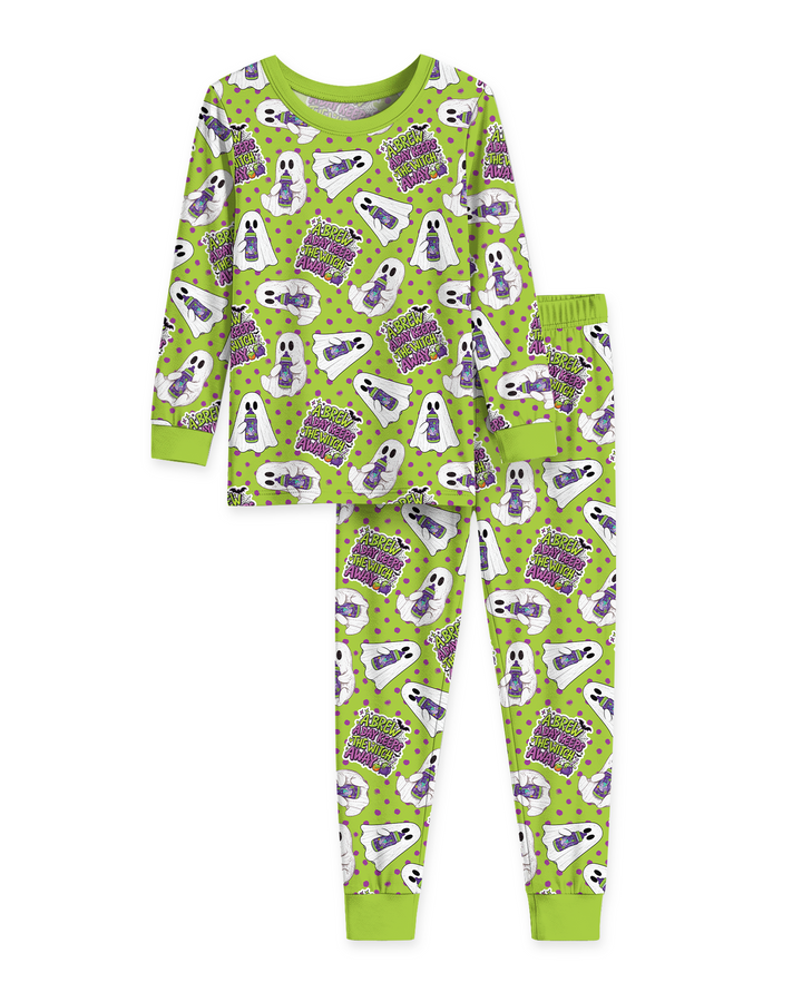 Boo Brew Ghosts Bamboo Two Piece Long Sleeve Pajama Set