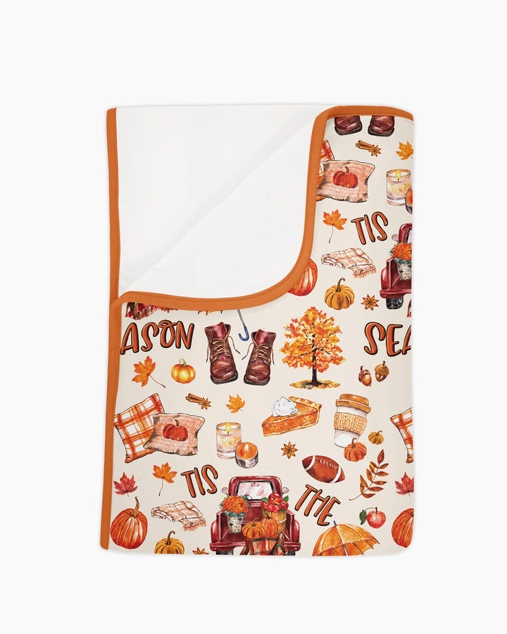 Fall Tis the Season Bamboo Blanket