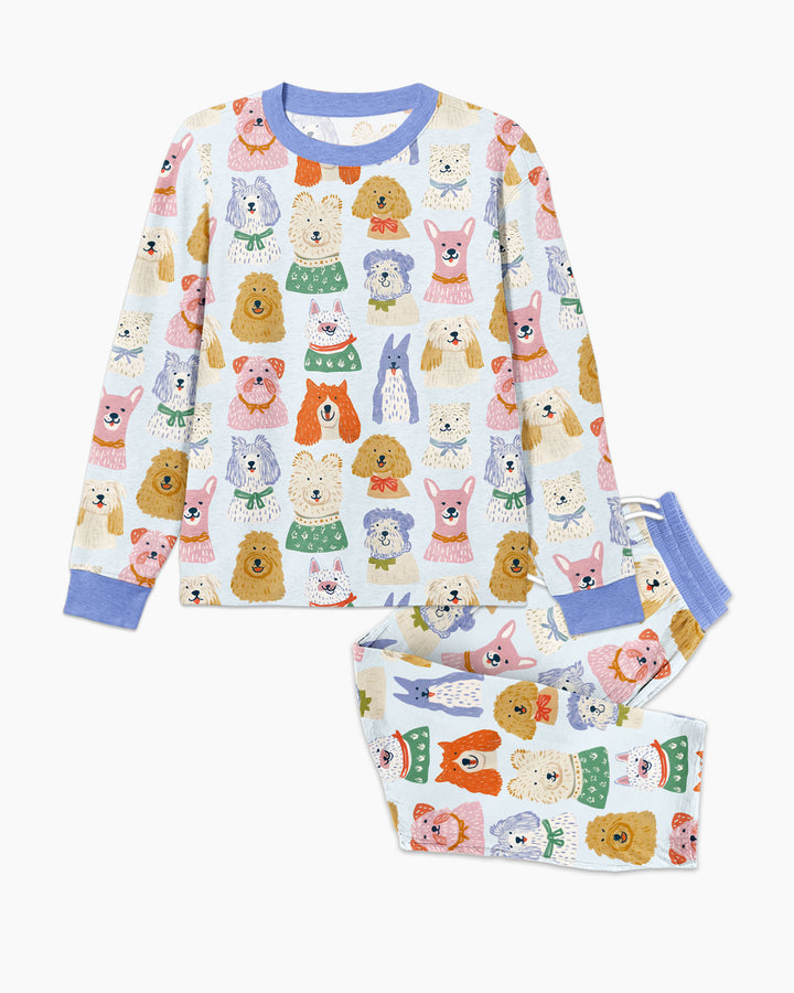 Puppy Portrait Bamboo Men's Pajama Set