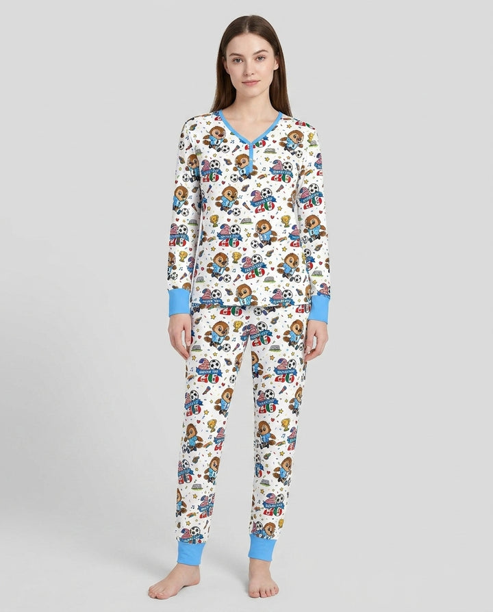 We Are The Champions Soccer Cup 2026 Bamboo Women Pajama Set