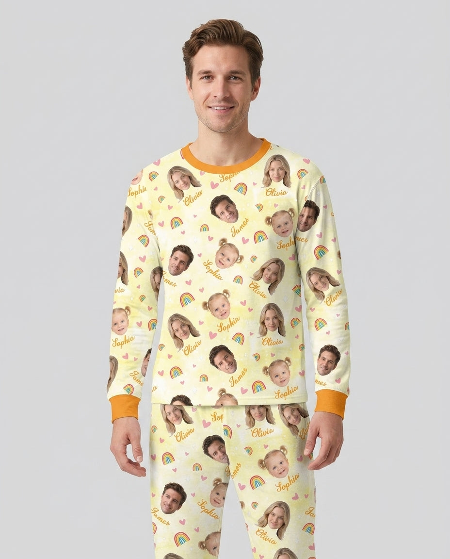 Personalized Family Matching Bamboo Men's Pajama Set