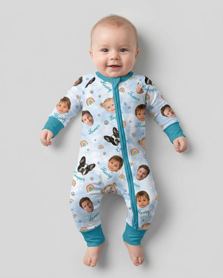 Personalized Family Matching Bamboo Convertible Zippy