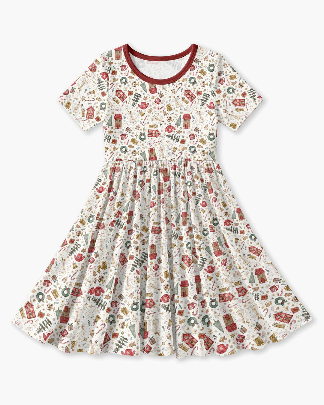 Magical Christmas Story Bamboo Twirl Dress