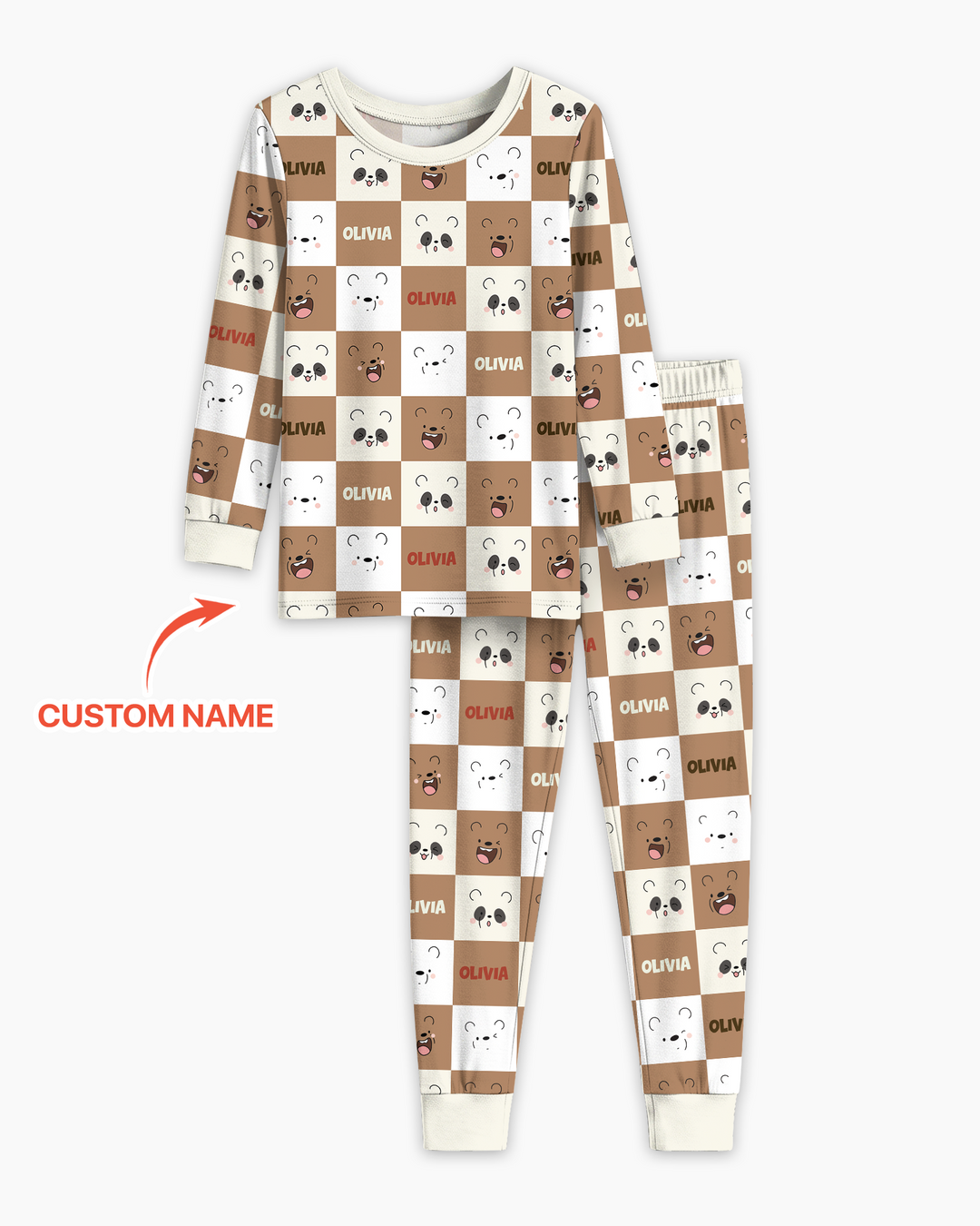 I Am Baby Bears Bamboo Two Piece Long Sleeve Pajama Set