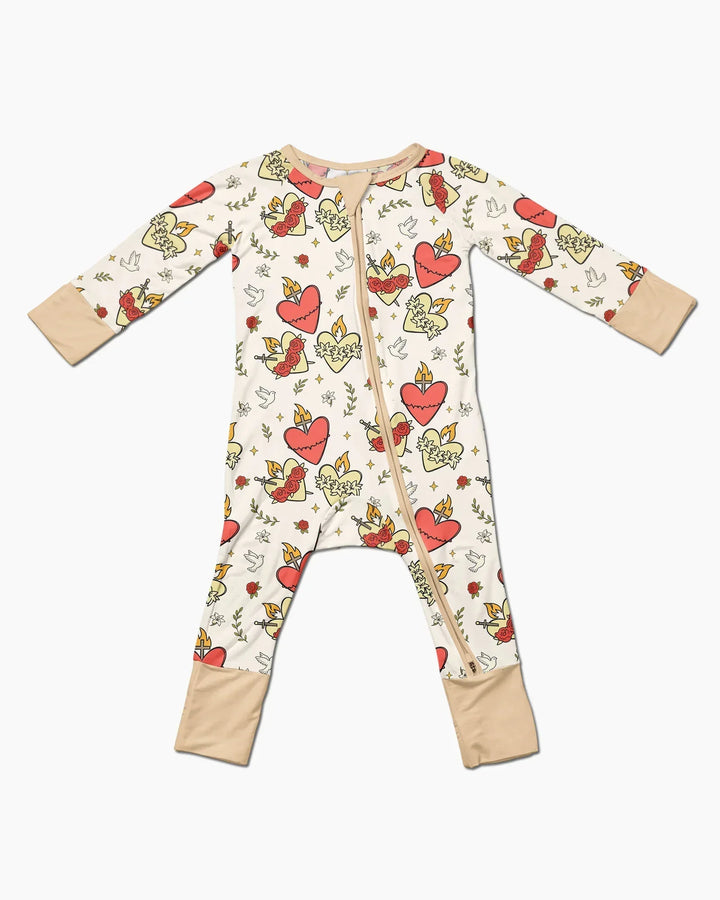 Three Sacred Hearts Bamboo Convertible Zippy