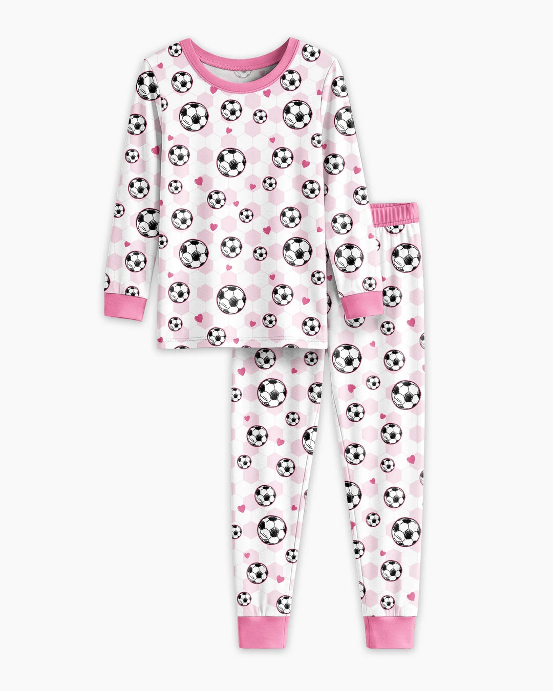 Goal Squad Family Matching Bamboo Two Piece Long Sleeve Pajama Set