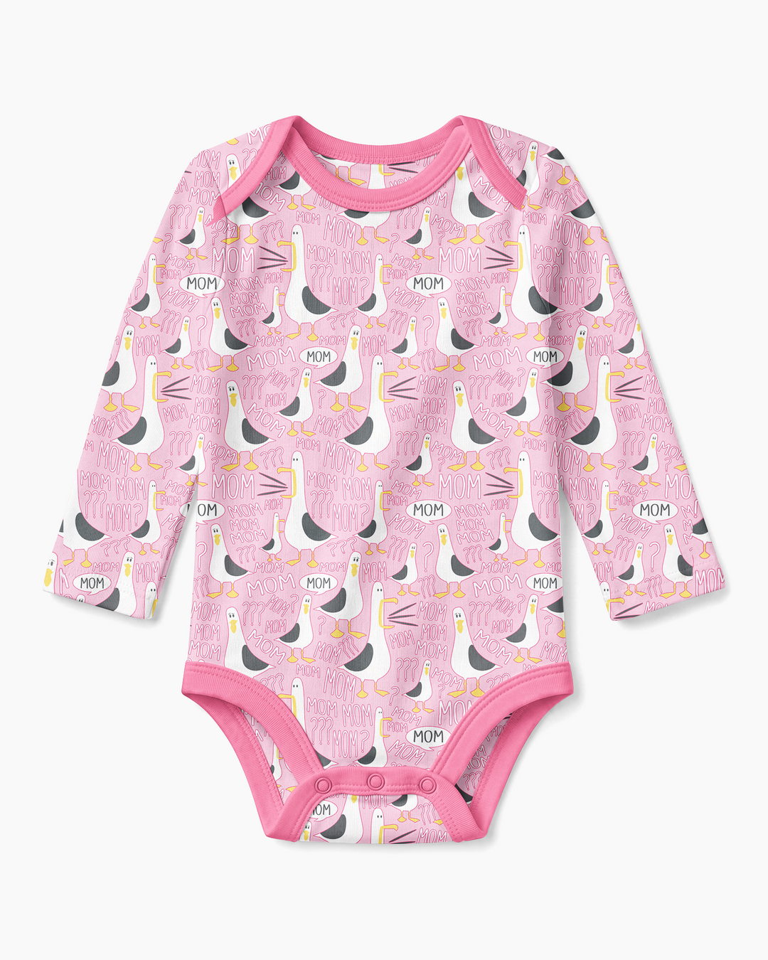 Funny Seagull MOM Bamboo Bodysuit