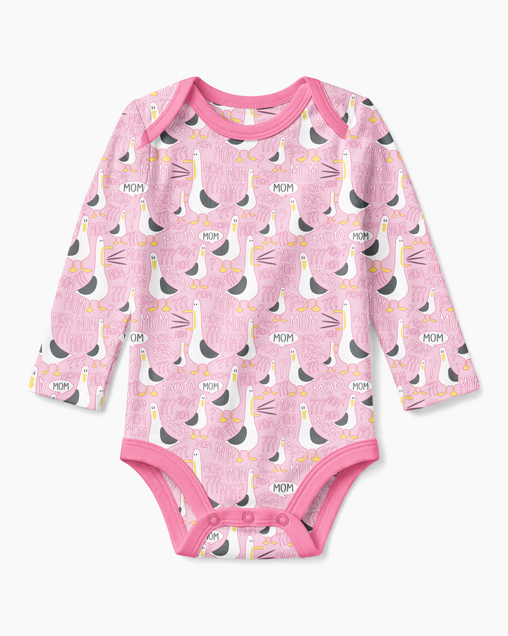 Funny Seagull MOM Bamboo Bodysuit